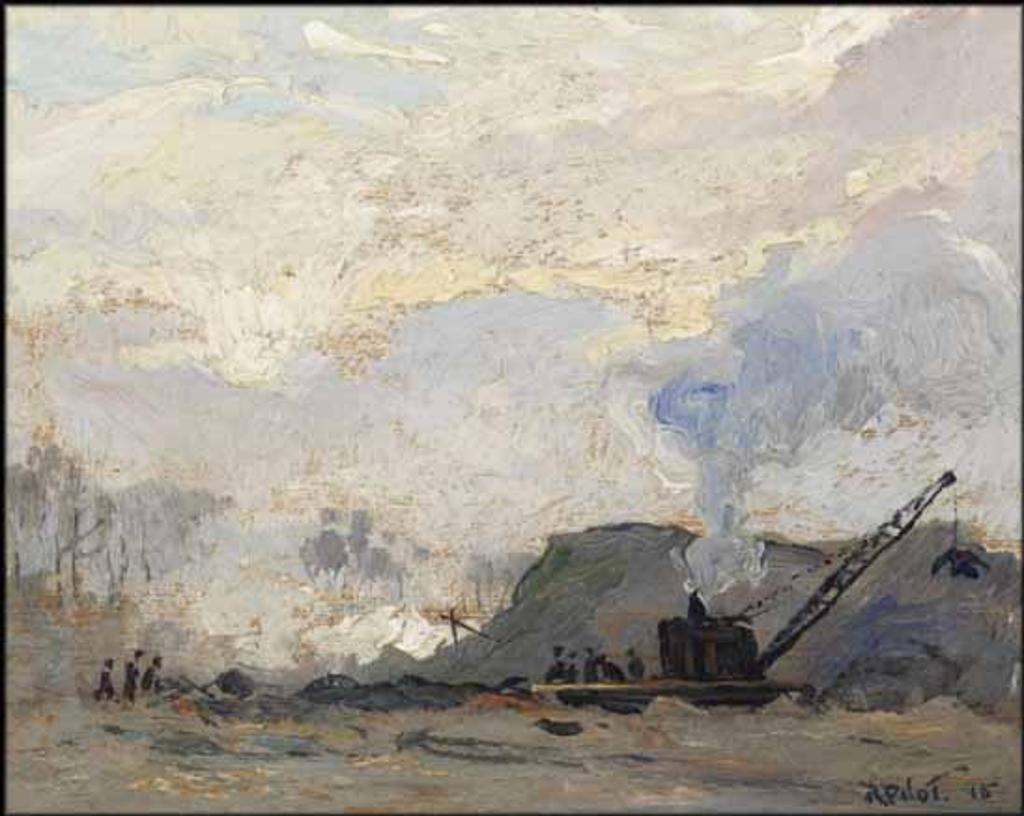 Robert Wakeham Pilot (1898-1967) - The Crane, Sunset