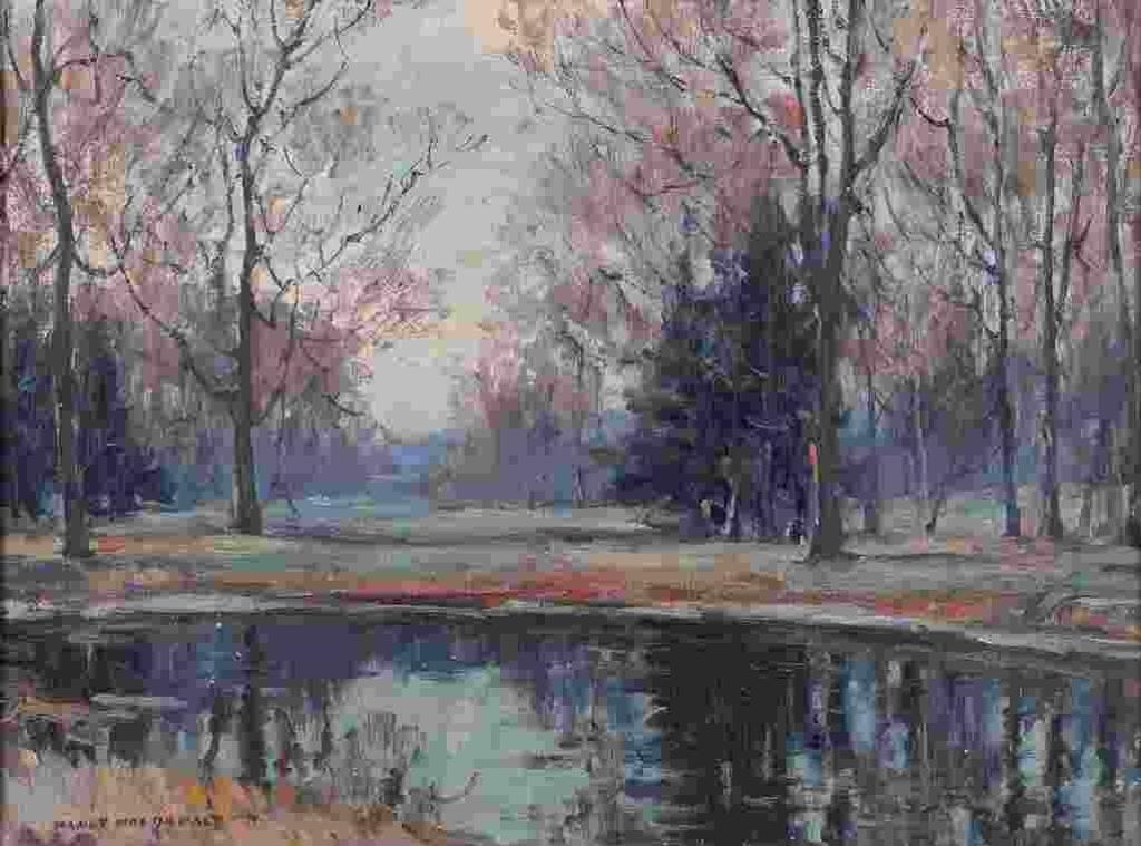 Manly Edward MacDonald (1889-1971) - The Pool, Spring