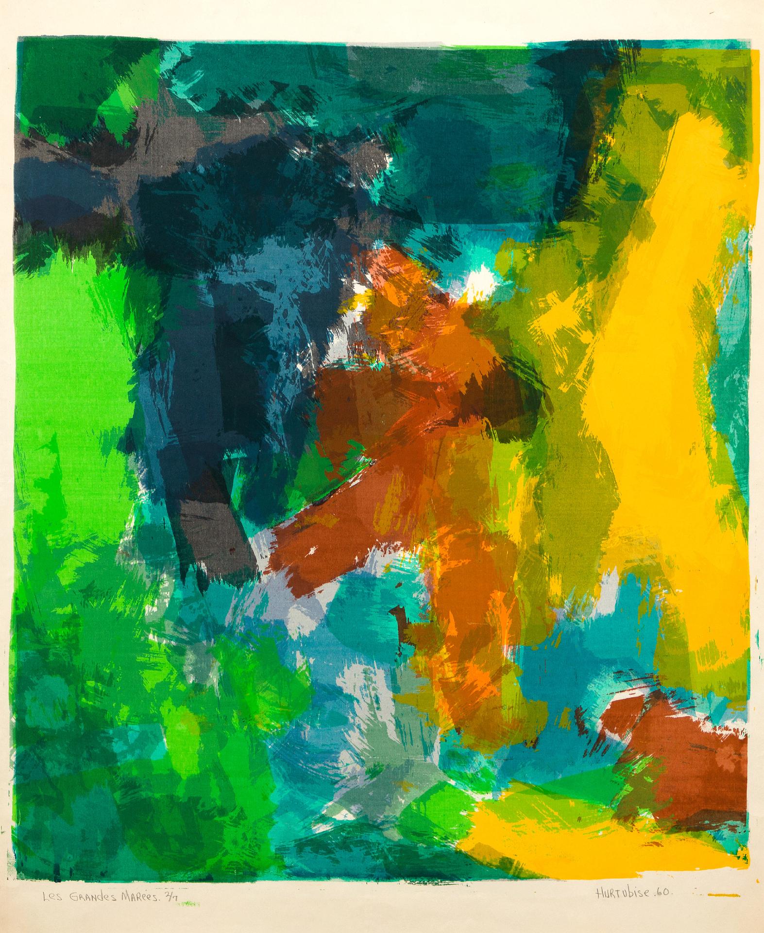 Jacques Hurtubise (1939-2014) - Les grandes marées, 1960