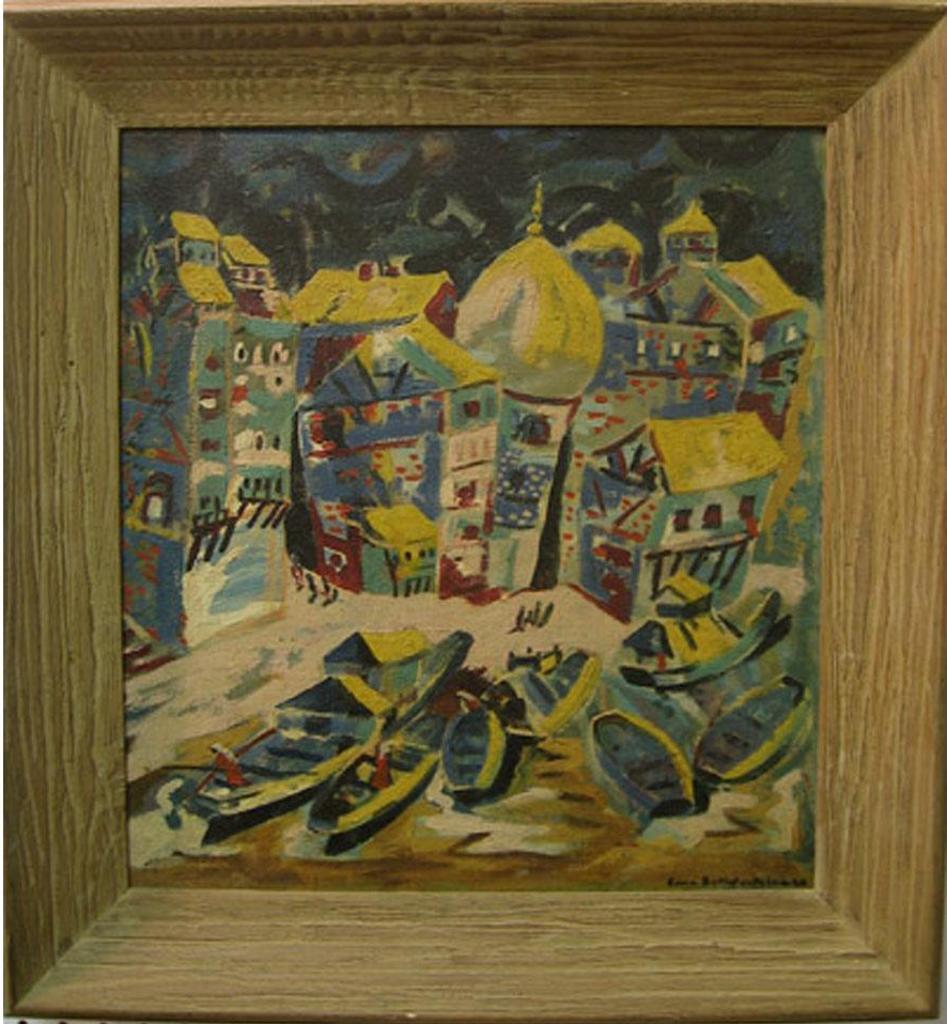 Edna Bellefontaine - Beached Boats By Town