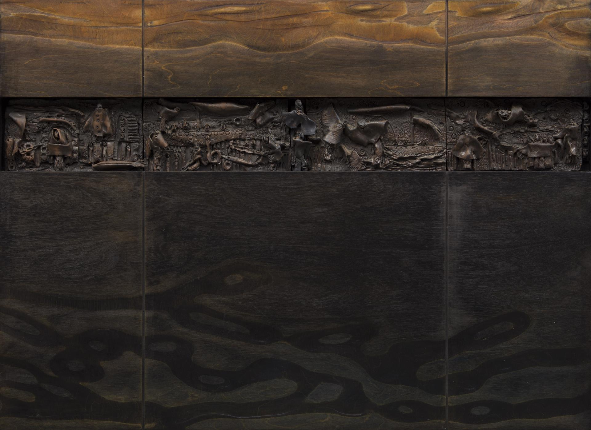 René Derouin (1936) - Fleuve-mémoires III, 1993-1994