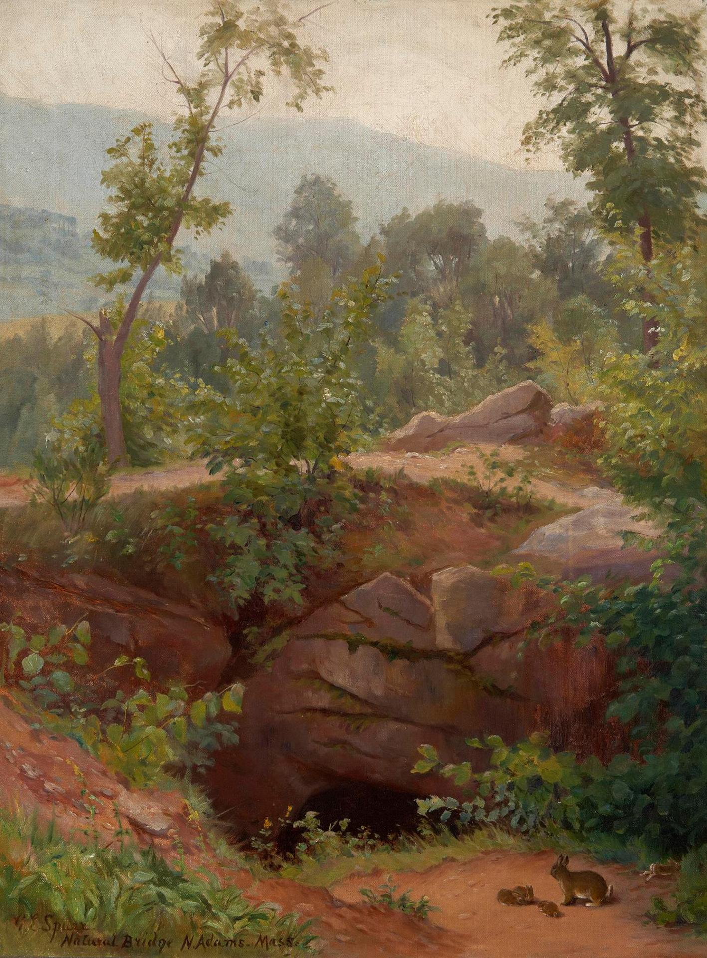 Gertrude Eleanor Spurr Cutts (1858-1941) - Natural Bridge N.Adams, Mass.