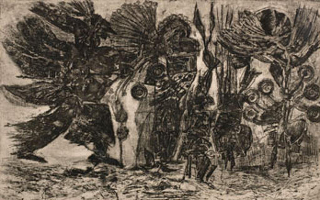 Albert Dumouchel (1916-1971) - Les barbares parmi les arbres fruitiers