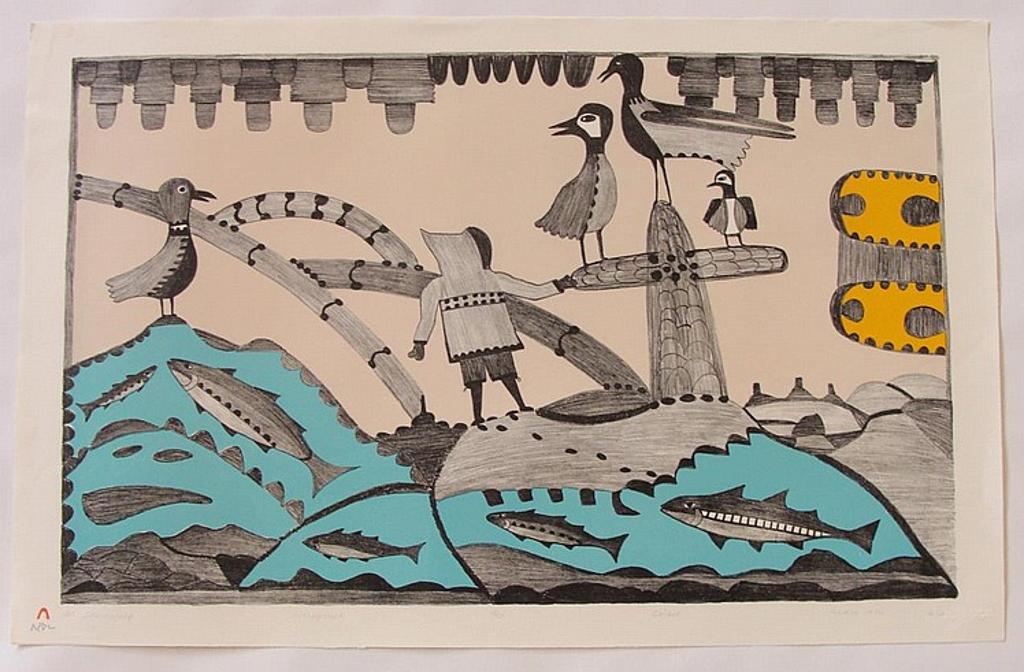 Pudlo Pudlat (1916-1992) - At Tasiujajuaq