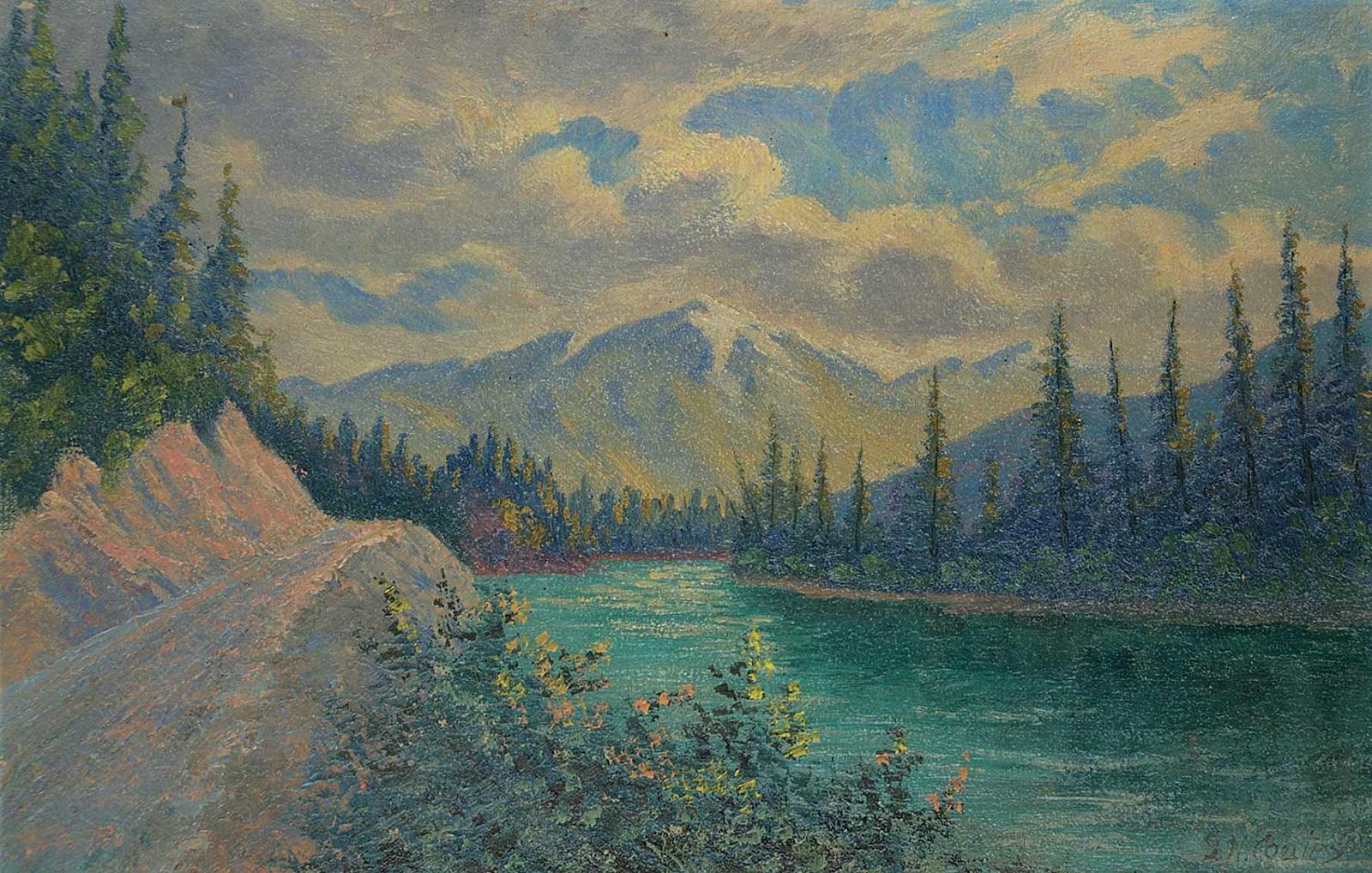 G.N. Coates - Road Scene West of Vermilion Summit, Banff, Windermere Road