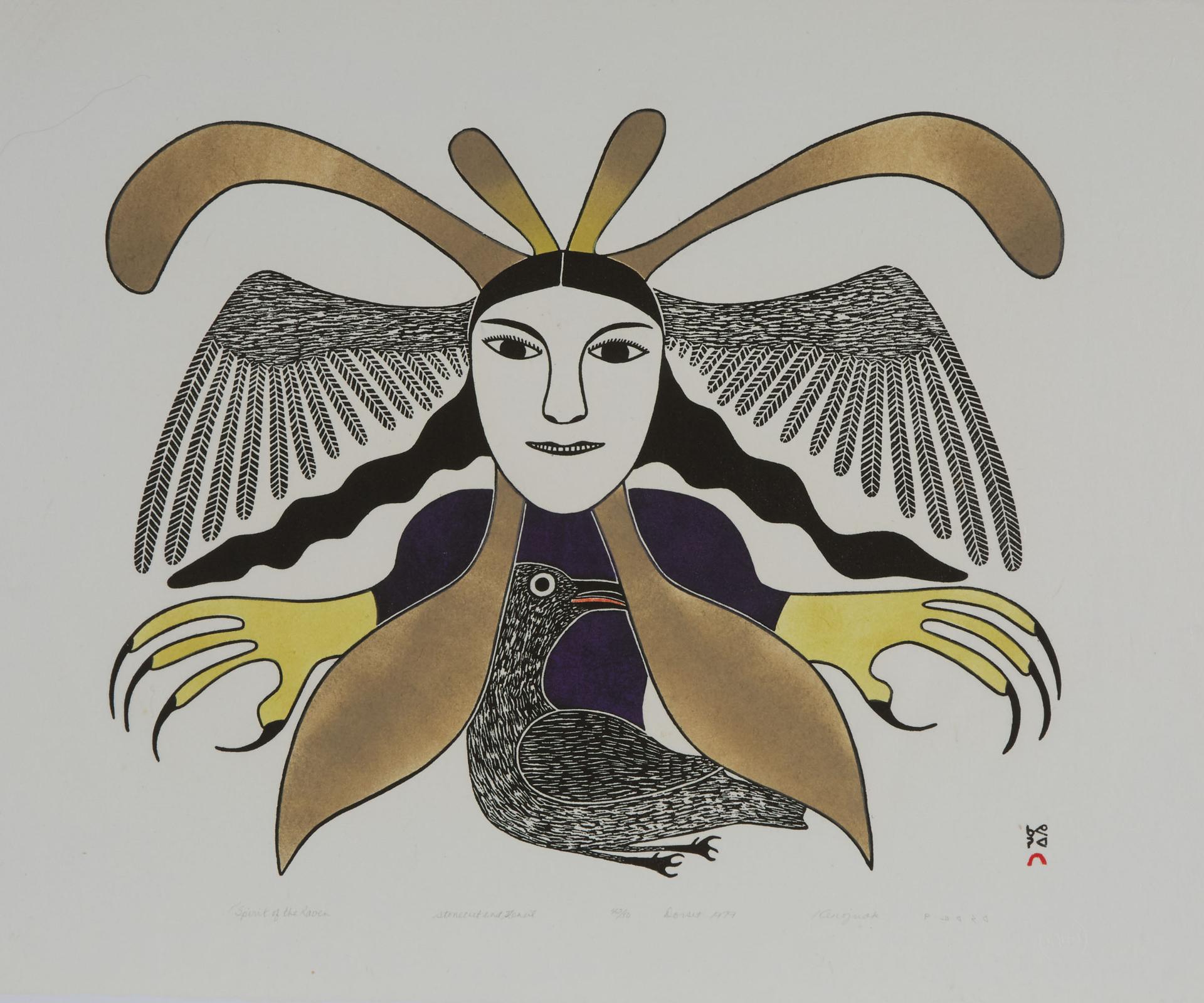 KENOJUAK ASHEVAK - Spirit Of The Raven