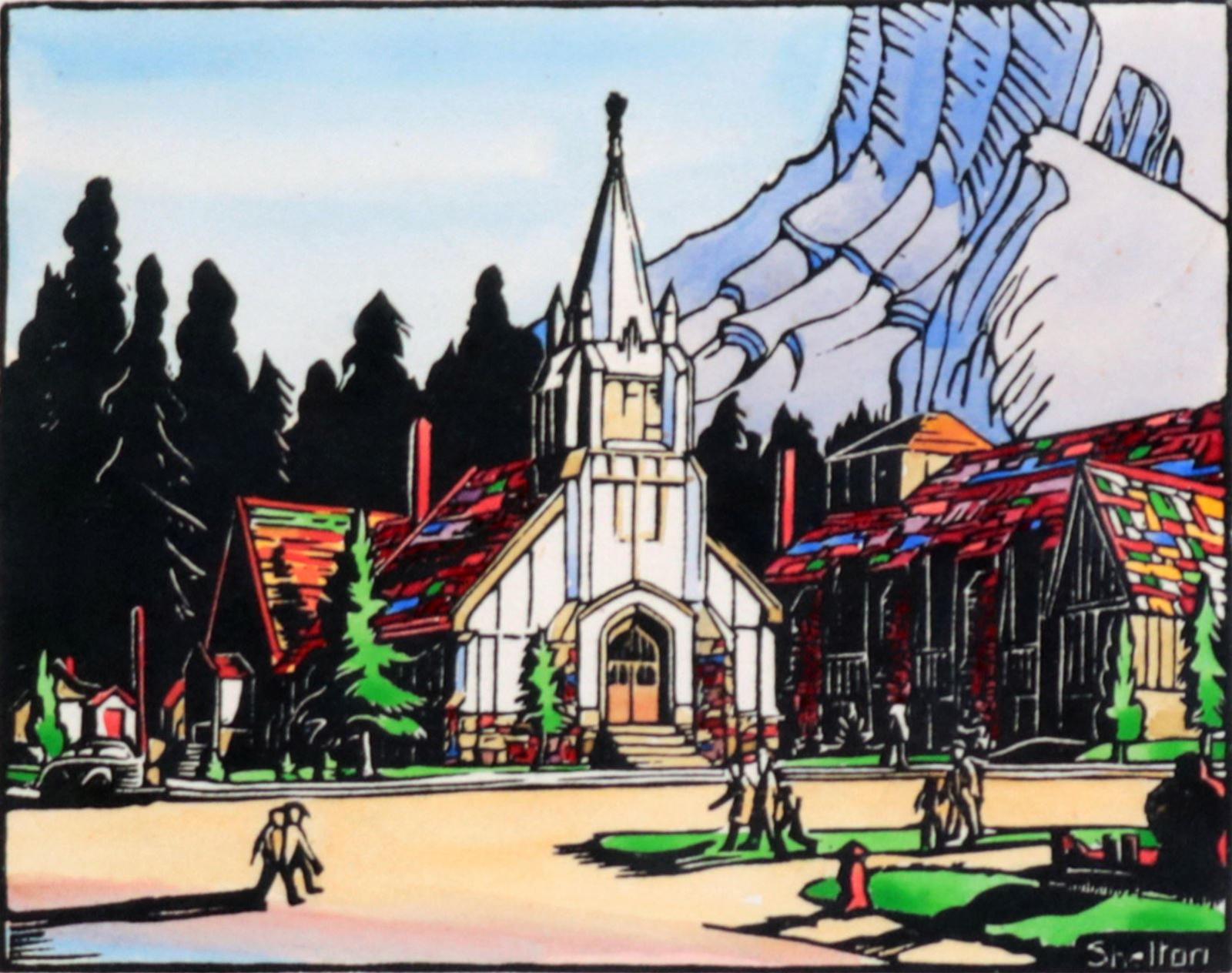 Margaret Dorothy Shelton (1915-1984) - Banff Avenue; 1943