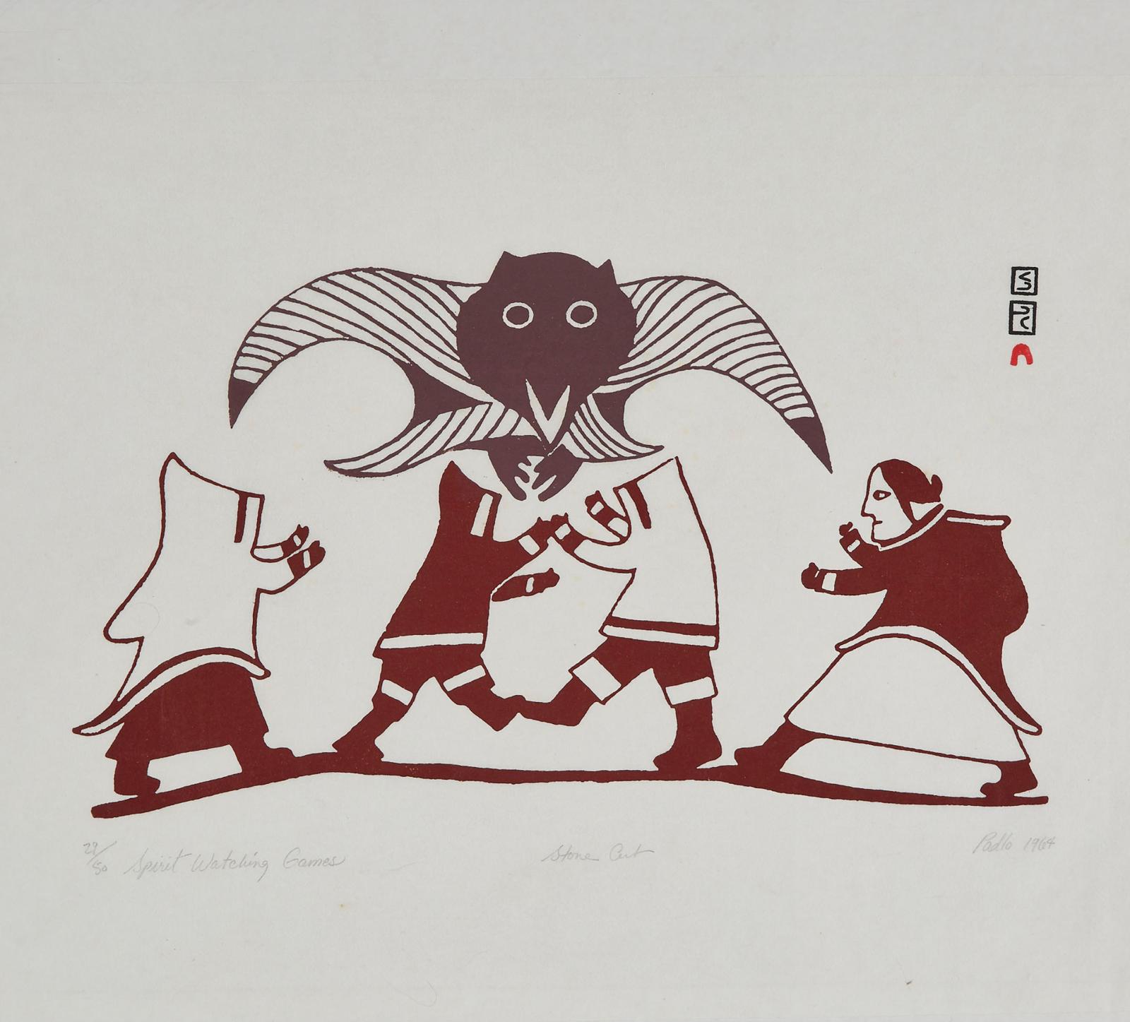 Pudlo Pudlat (1916-1992) - Spirit Watching Games