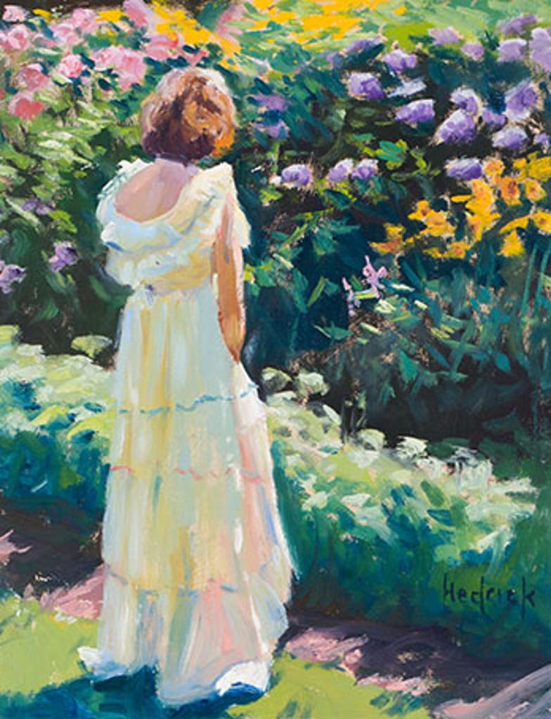 Ron Hedrick (1942) - Girl in Garden