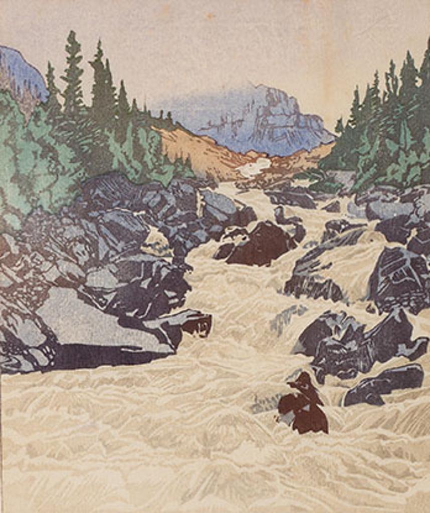 Walter Joseph (W.J.) Phillips (1884-1963) - Above Lake Louise