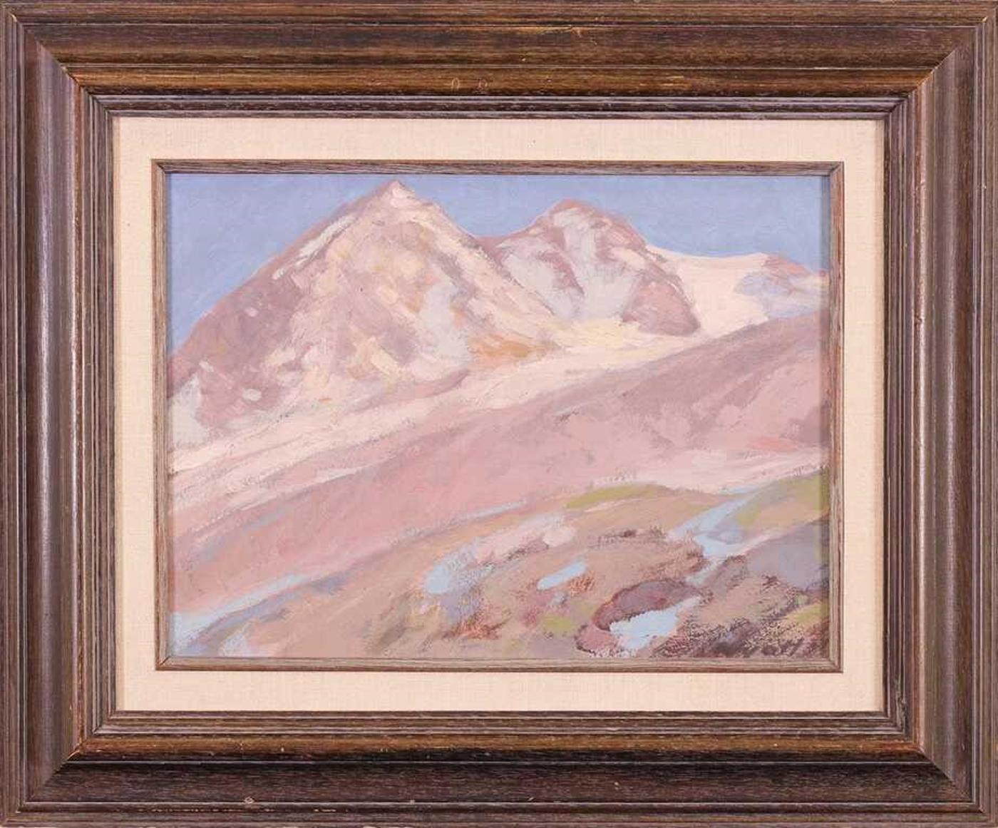 Robert A. Wyatt (1946) - Untitled, Mountain Peaks and Tarns