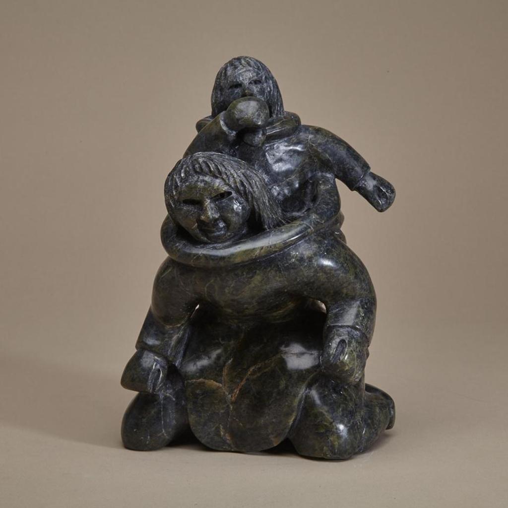 Napatchie Ashoona (1974) - Woman With Child In Her Amaut