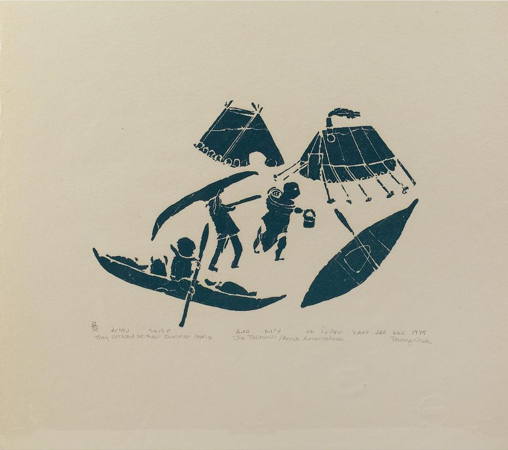 Joe Talirunili (1893-1976) - They Arrived At Their Summer Camp