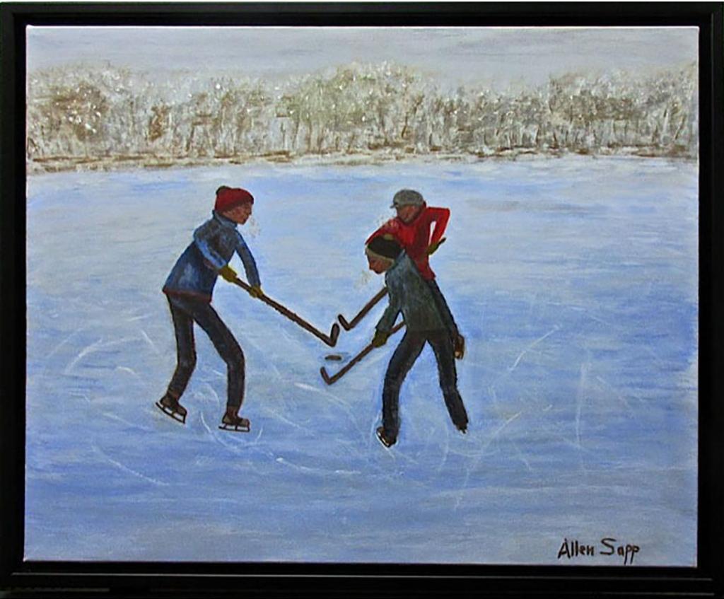 Allen Fredrick Sapp (1929-2015) - Untitled (Blue Vs Red)