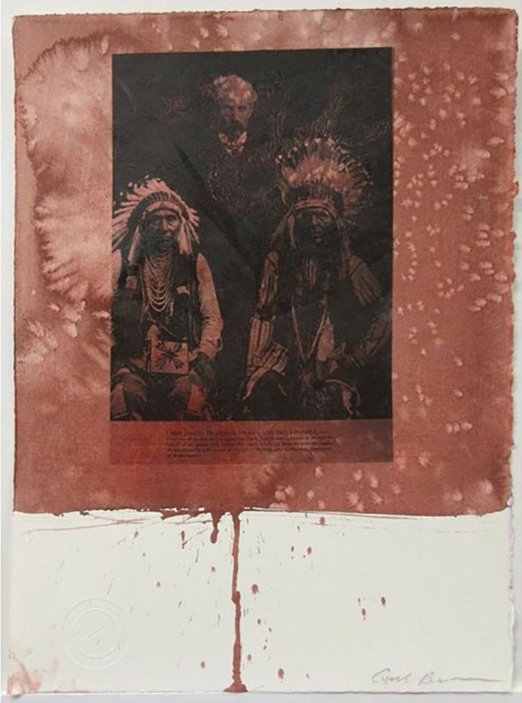 Carl Beam (1943-2005) - Chief Joseph-Professor Meany-Red Thunder