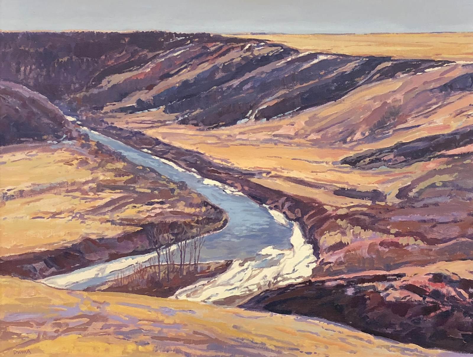 William (Bill) Duma (1936) - Along Jumping Pound River; 1981