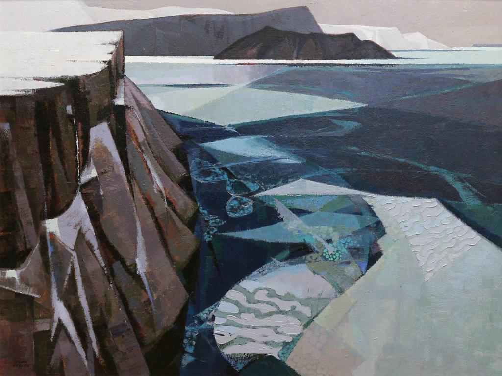 Hilton MacDonald Hassell (1910-1980) - Pattern Of Axel Heiberg, Eastern Arctic; 1976