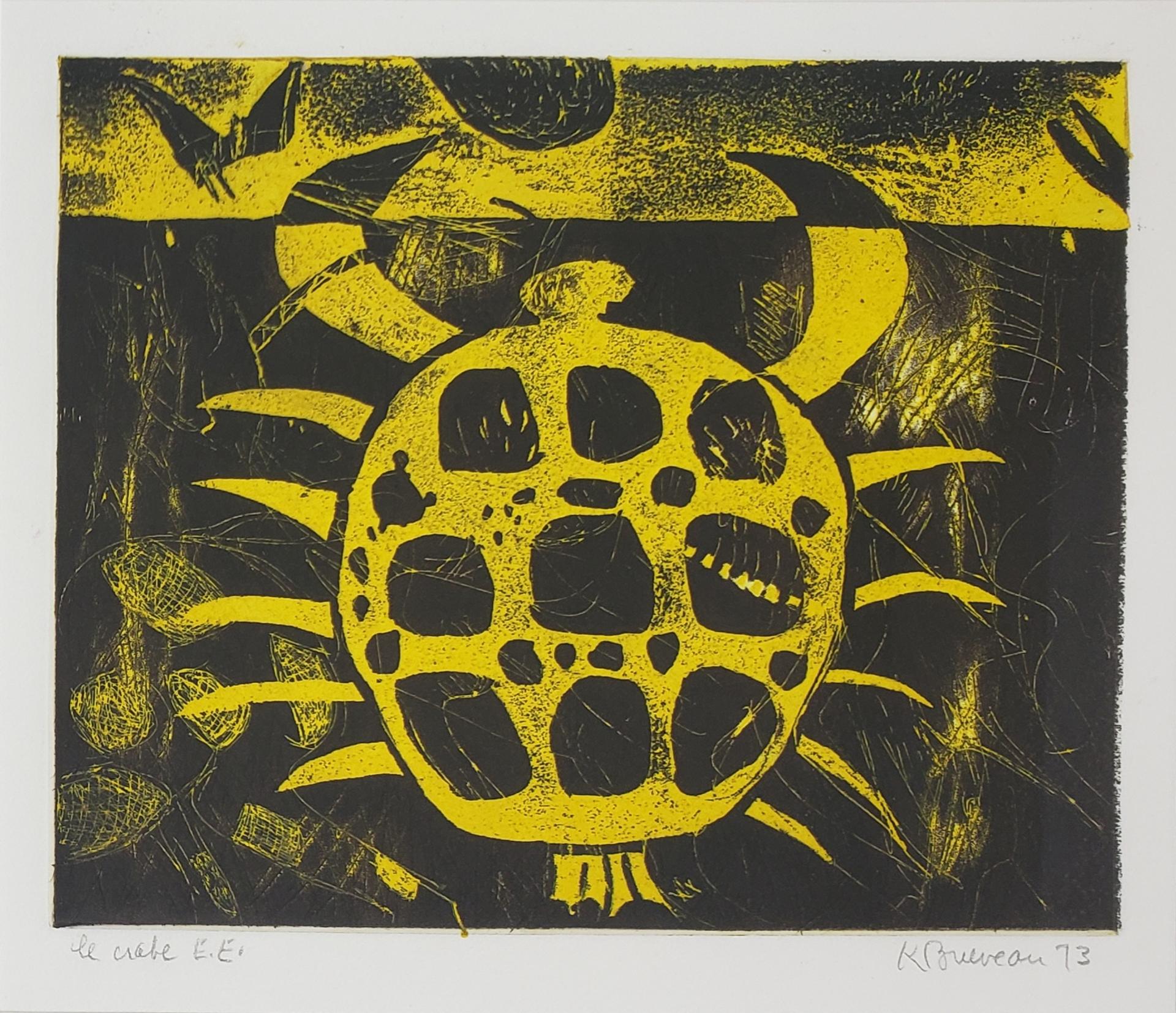 Kittie Bruneau (1929-2011) - Le crabe, 1973