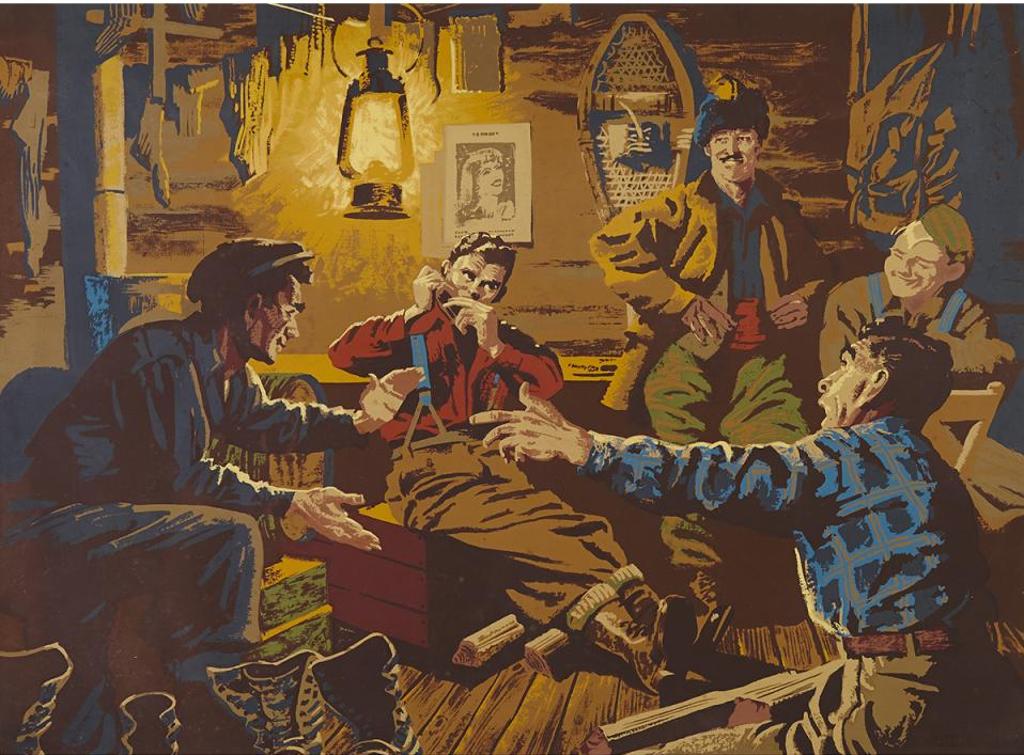 Charles Fraser Comfort (1900-1994) - After A Hard Day’S Work