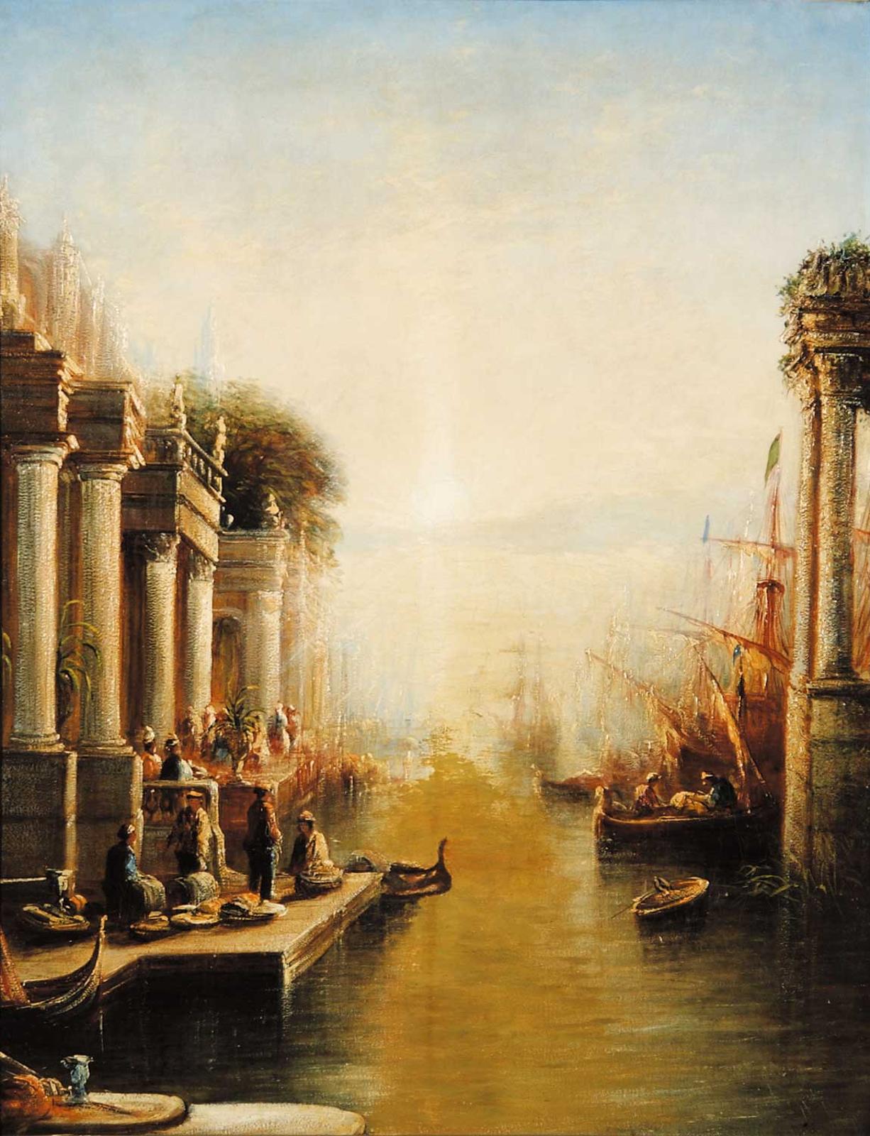 Atributted James Holland - Untitled - Venetian Canal