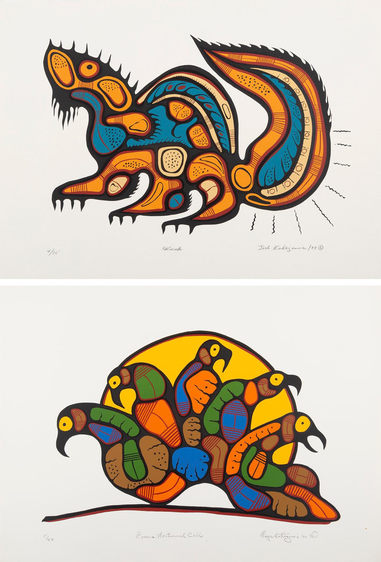 Joyce Kakegamic - Loon's Nocturnal Cry, Skunk (1977)