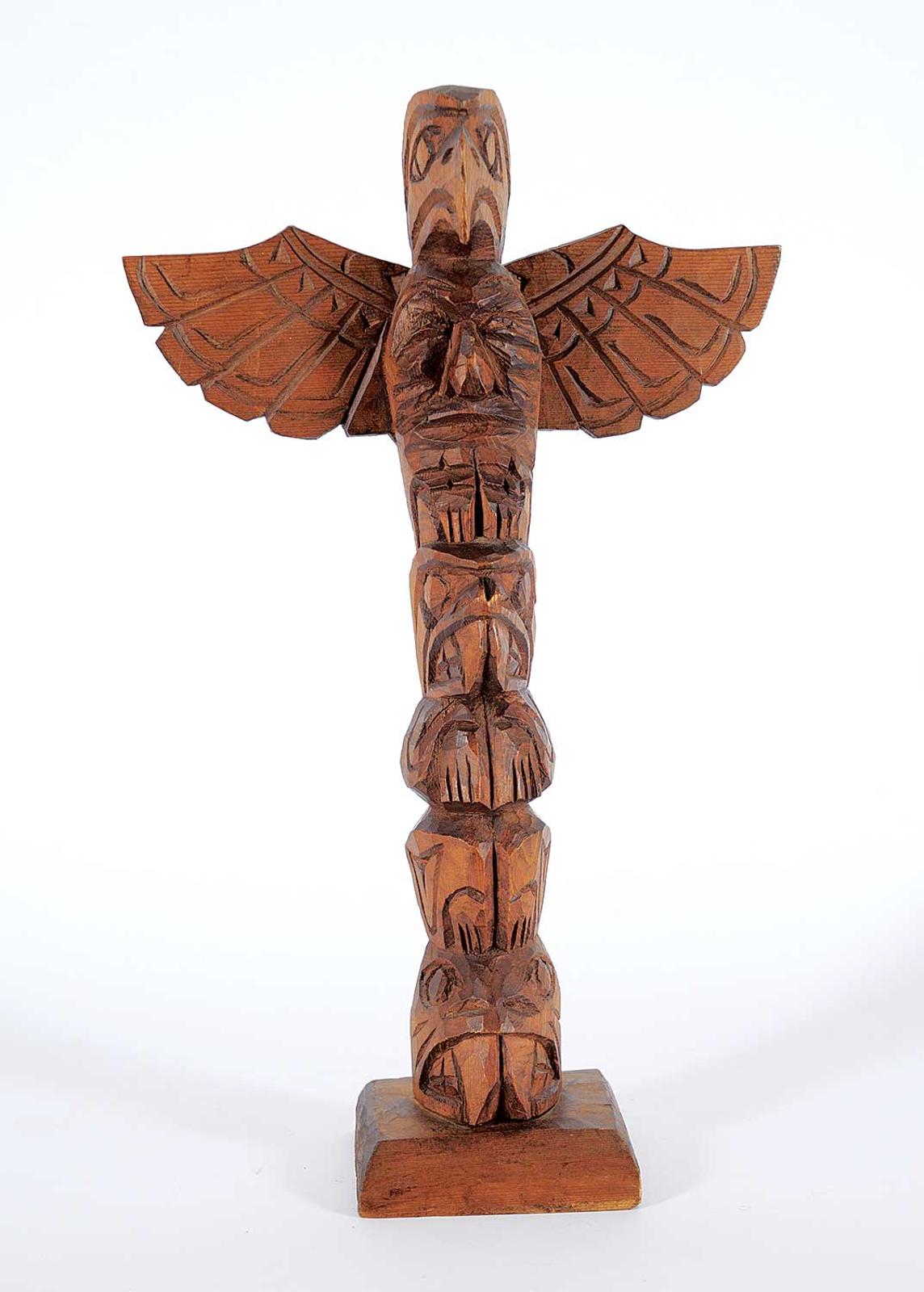 First Nations Basket School - Eagle Man Totem