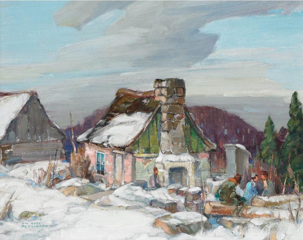 Hal Ross Perrigard (1891-1960) - Getting Old, Half A House