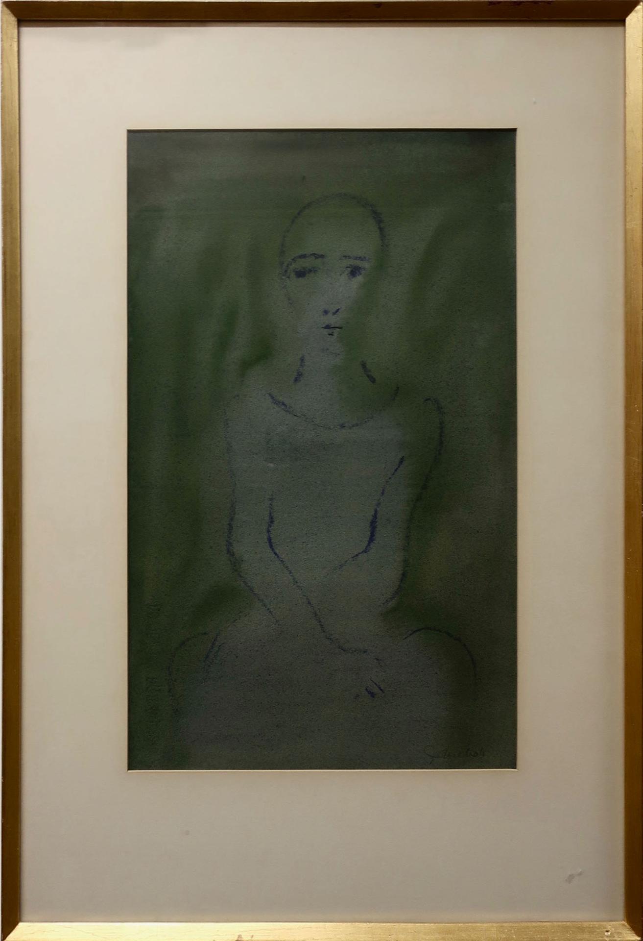 Jack Nichols (1921-2009) - Boy In Green Light