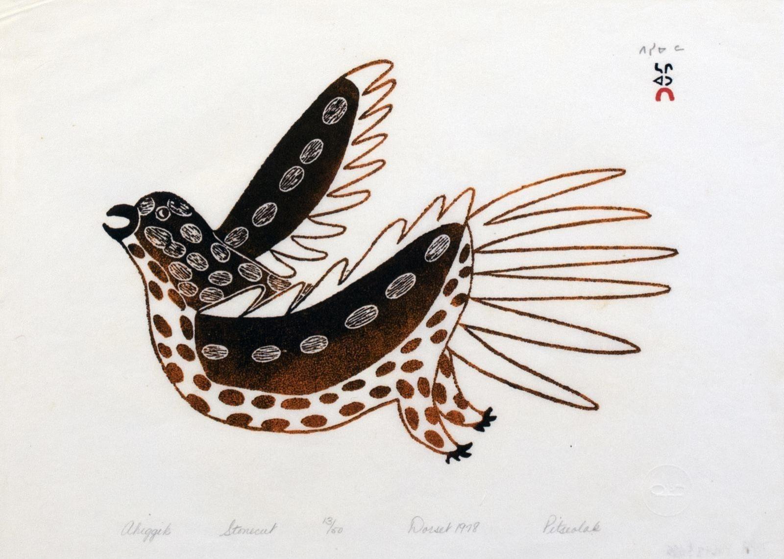 Pitseolak Ashoona (1904-1983) - Ahiggik; 1978