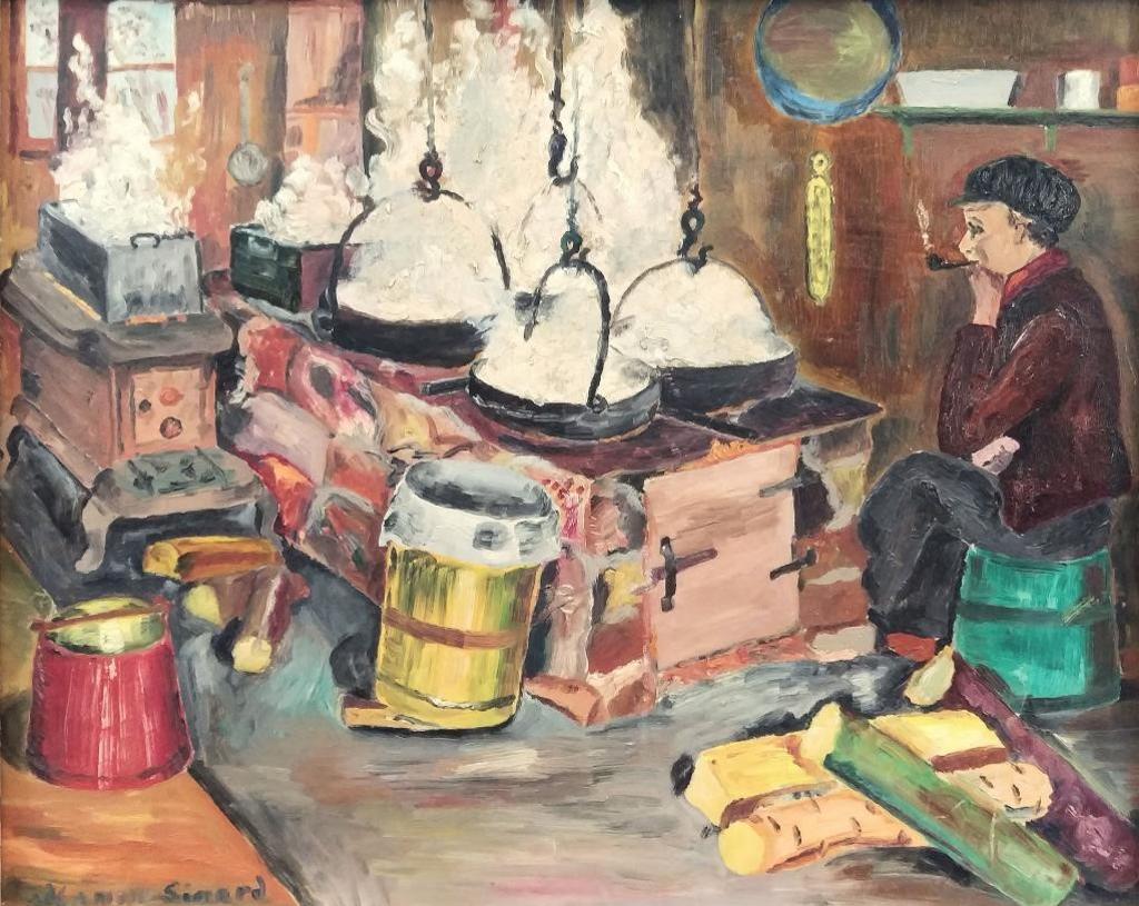 Marie-Anne Simard (1920-1952) - Cabane �Sucre (Sugar Shack)