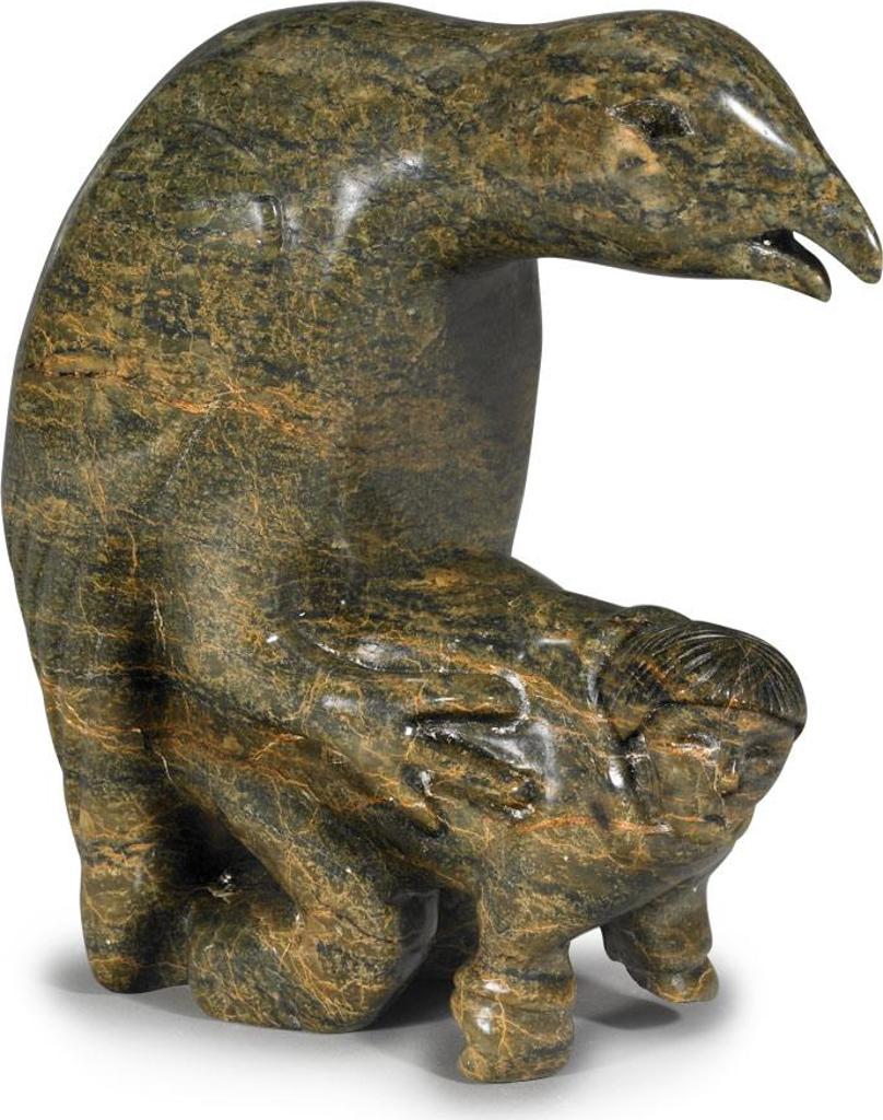 Letia Tunnillie (1973) - Inuk And Bird