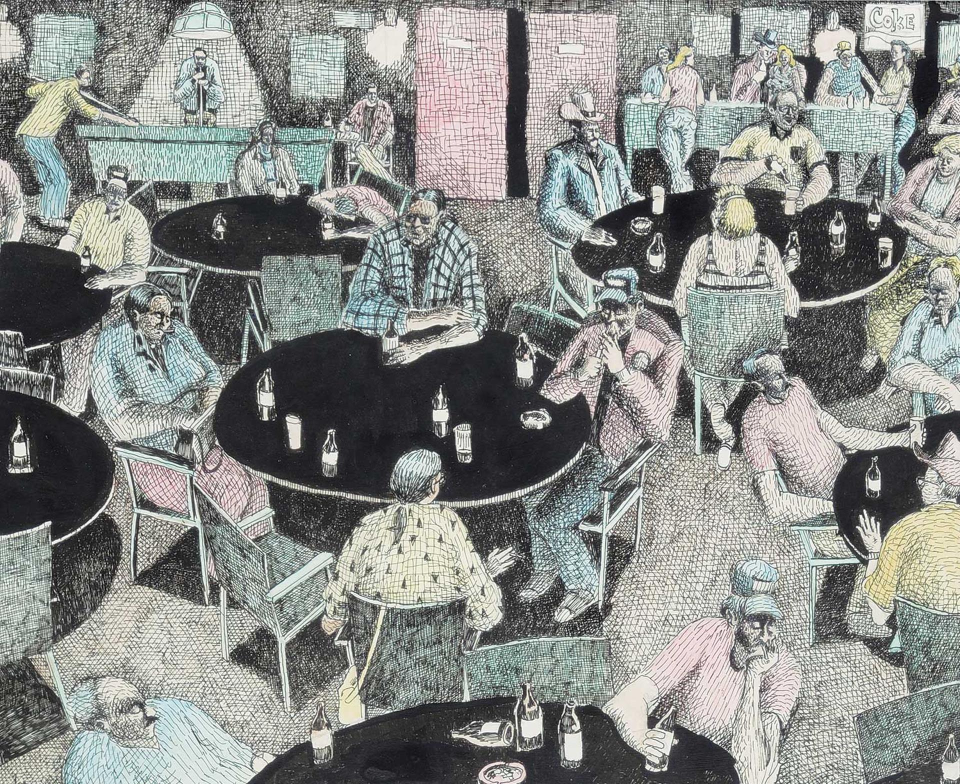 Ken Swan - Untitled - At the Pool Hall