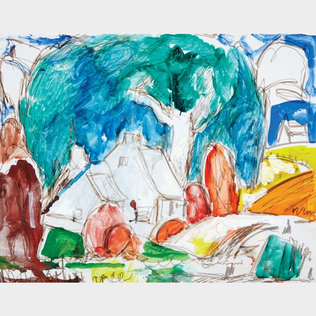 Marc-Aurèle Fortin (1888-1970) - Paysage Laurentien