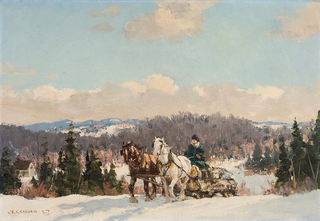 Frederick Simpson Coburn (1871-1960) - Logging Team