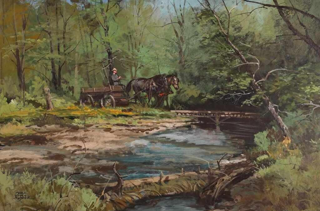 Peter Etril Snyder (1944-2017) - Approaching The Crossing