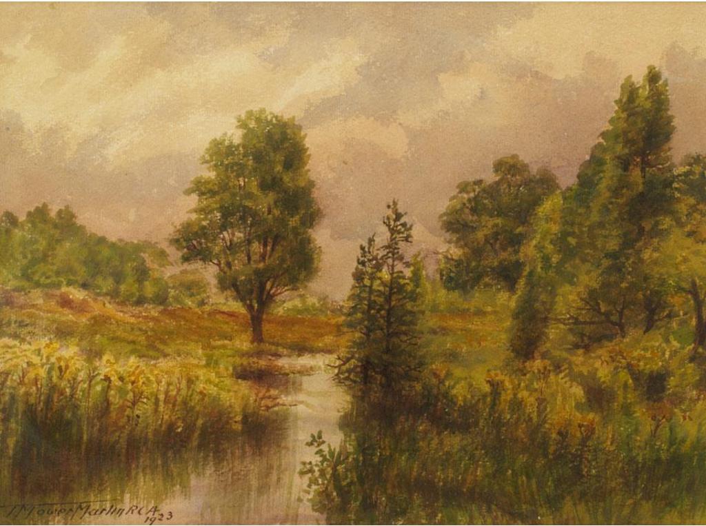 Thomas Mower Martin (1838-1934) - River Landscape