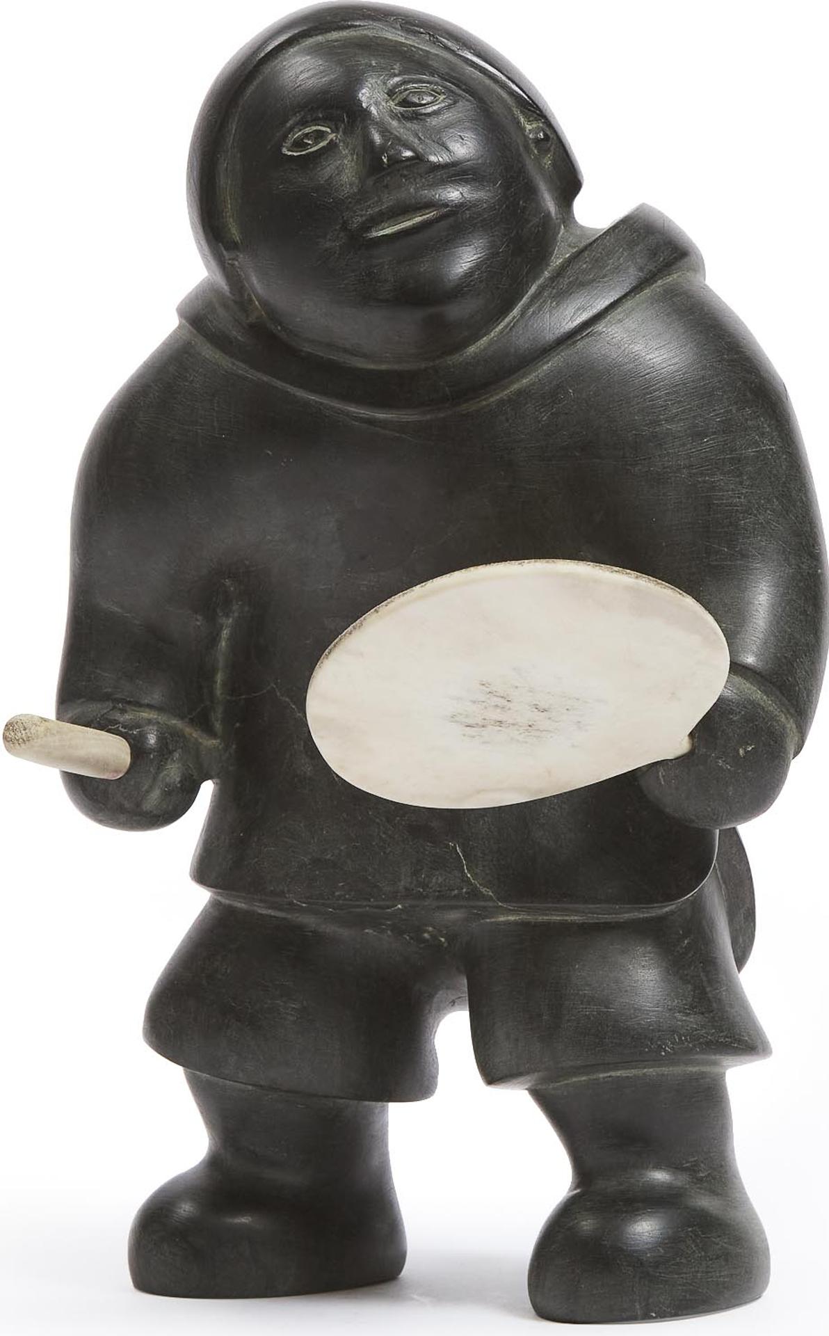 Mathew Aqigaaq (1940-2010) - Drum Dancer, Ca. 1986