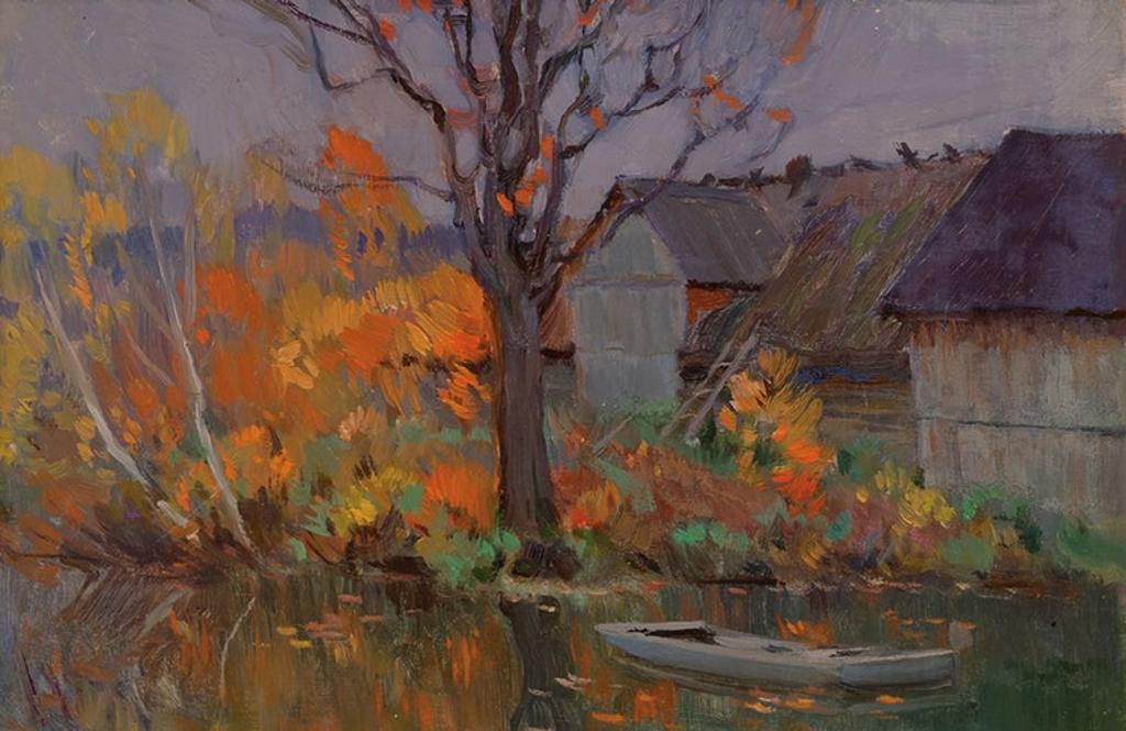 Clarence Alphonse Gagnon (1881-1942) - La Mare, Baie St. Paul, 1920