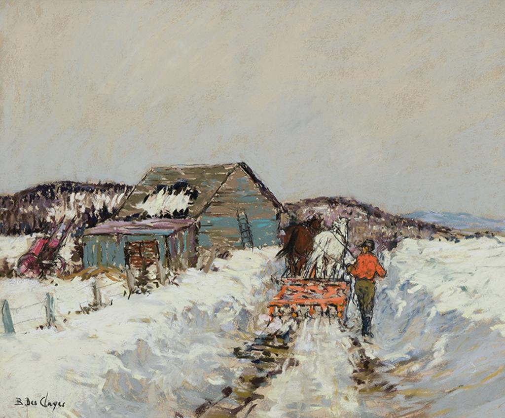 Berthe Des Clayes (1877-1968) - The Road Clearer, Val Morin, Que.