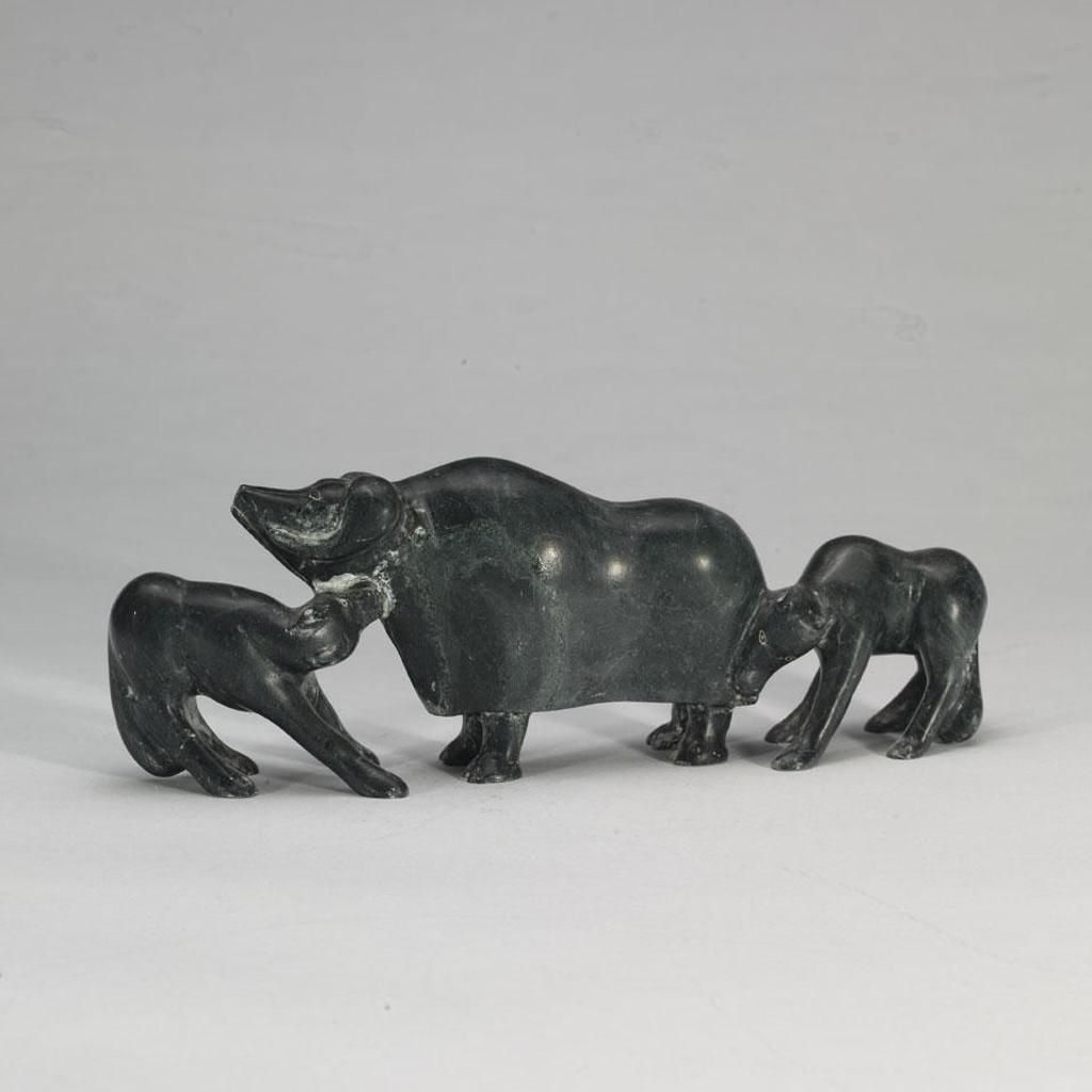 Ross Napayok - Wolves Attacking A Musk Ox