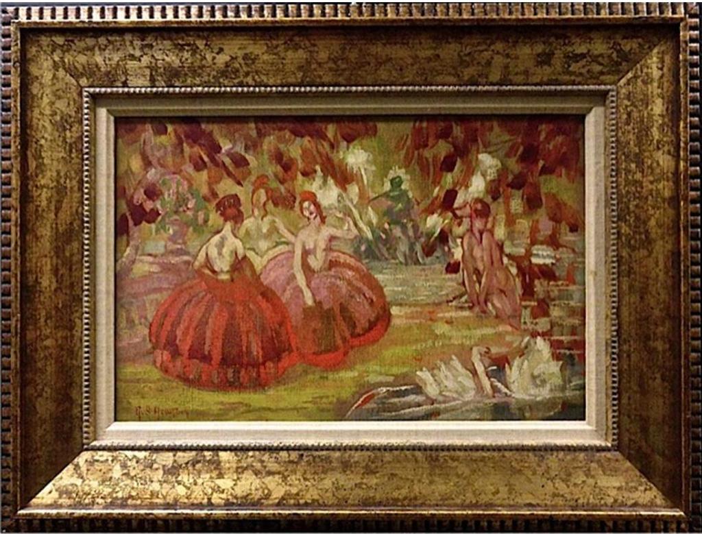 Randolph Stanley Hewton (1888-1960) - Untitled (Fantasy Island, Whimsical)