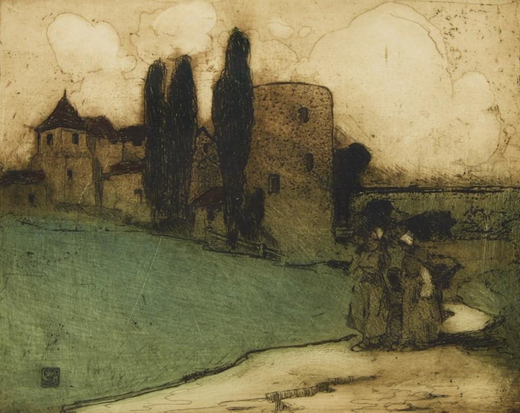 William Lee-Hankey (1869-1952) - Rheuse on the Rhine