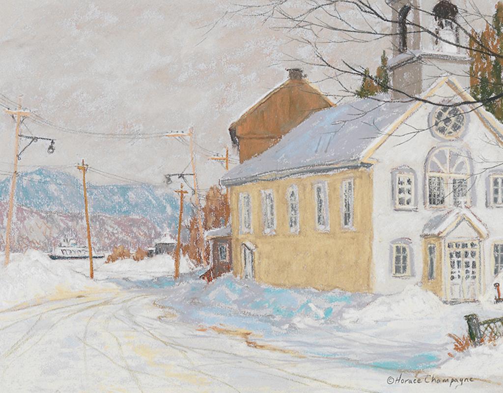 Horace Champagne (1937) - The Ferry Leaving From Levis, Quebec City