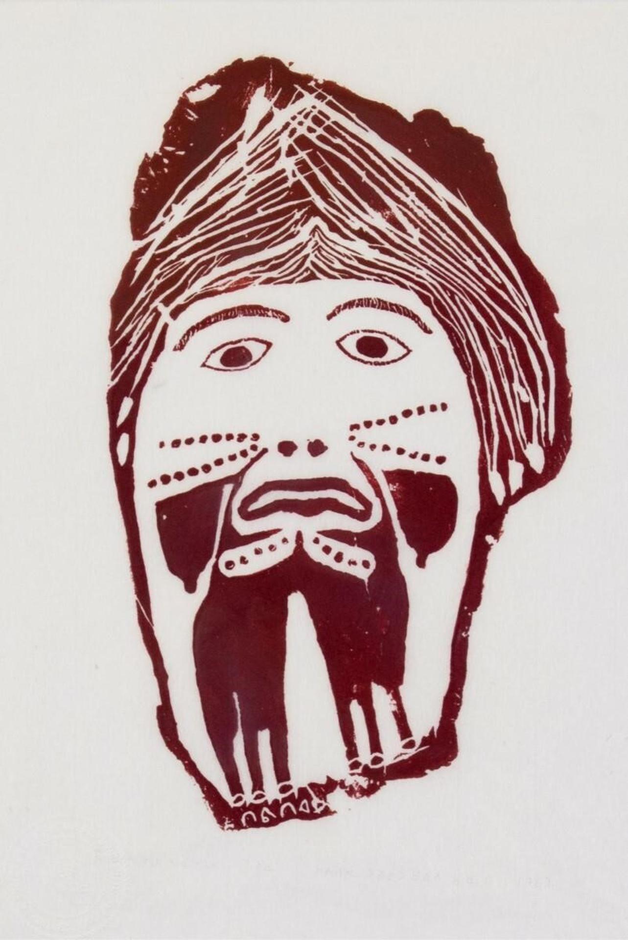 Davidialuk Alasua Amittu (1910-1976) - Face-Visage; 1963