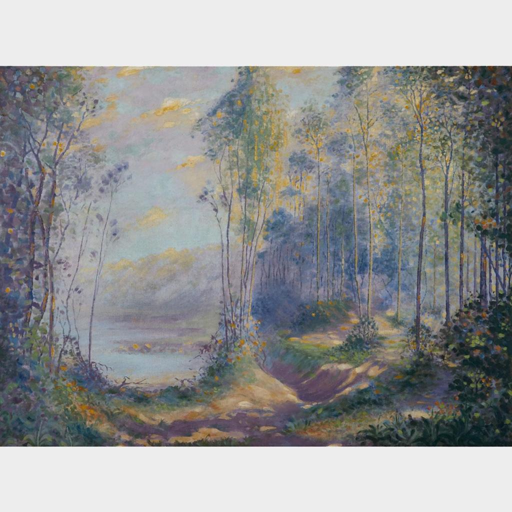 Lionel Lemoine FitzGerald (1890-1956) - A Glimpse Of The Lake, Ca. 1920