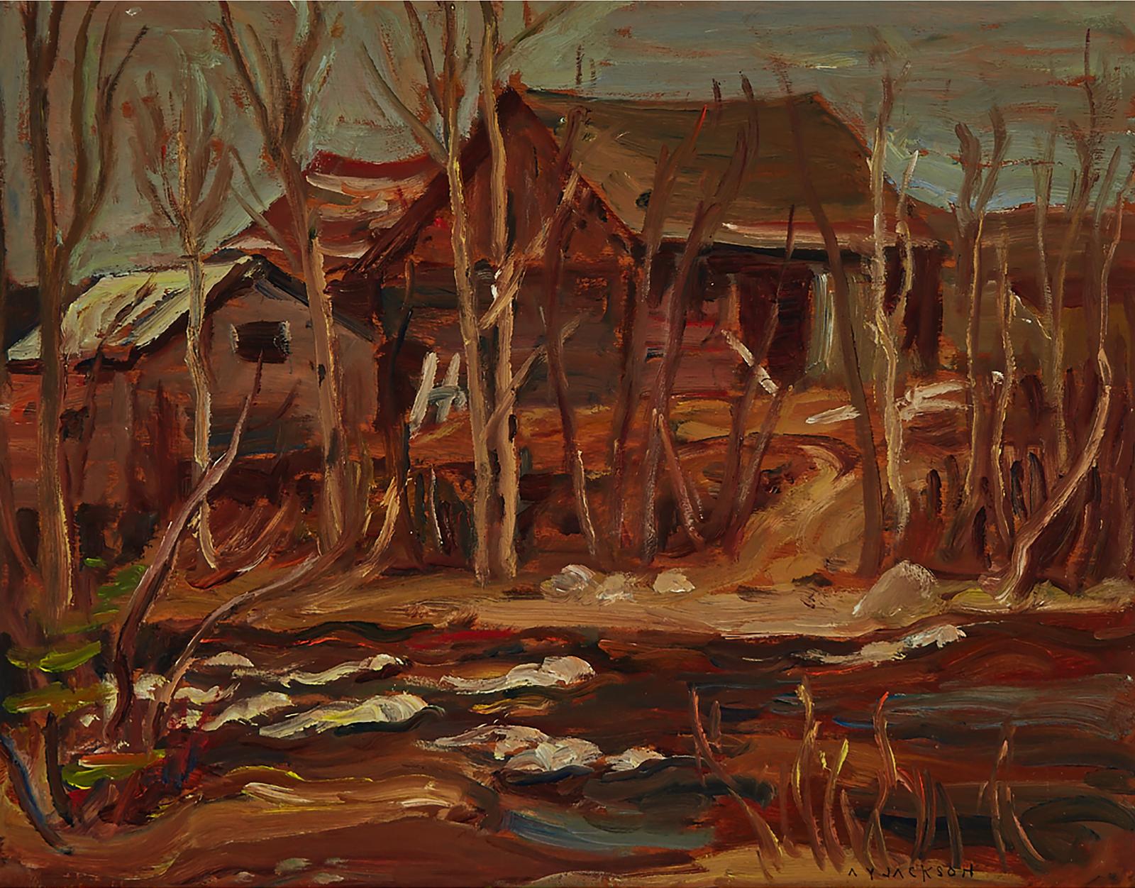 Alexander Young (A. Y.) Jackson (1882-1974) - Quadrille Creek, 1961