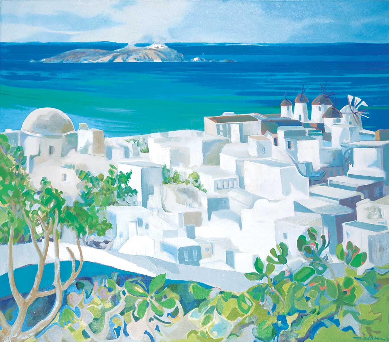 Janet (Holly) B. Middleton (1922-1989) - Untitled - The Holiday