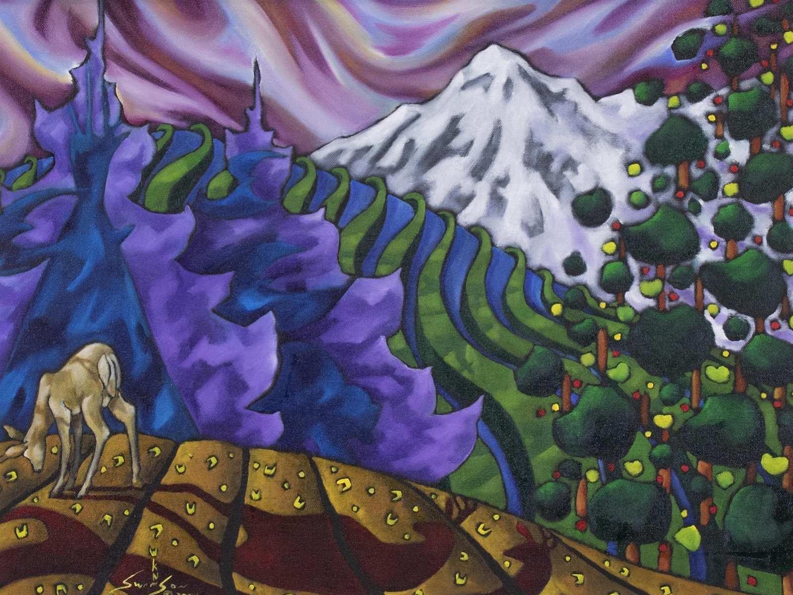 K. Neil Swanson - Purcell Valley Deer; 2001