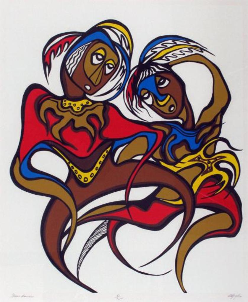 Daphne Odjig (1919-2016) - Fun Dance; 1977
