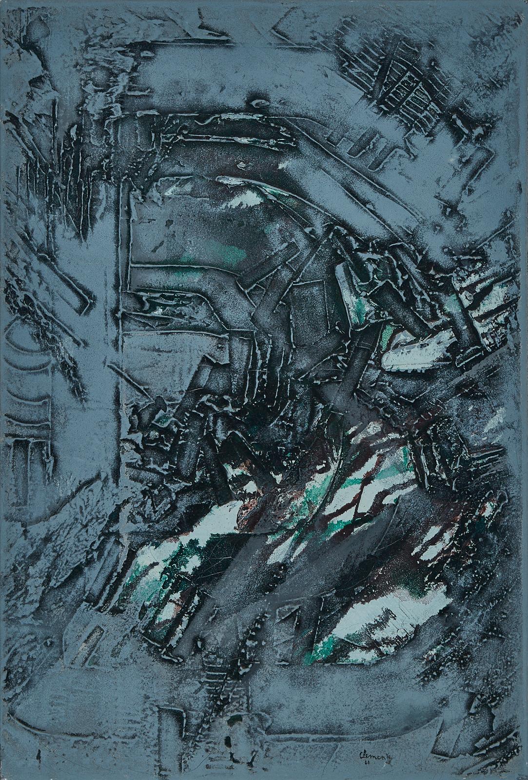 Jack Clemente (1926-1974) - Paris Jardin, 1961